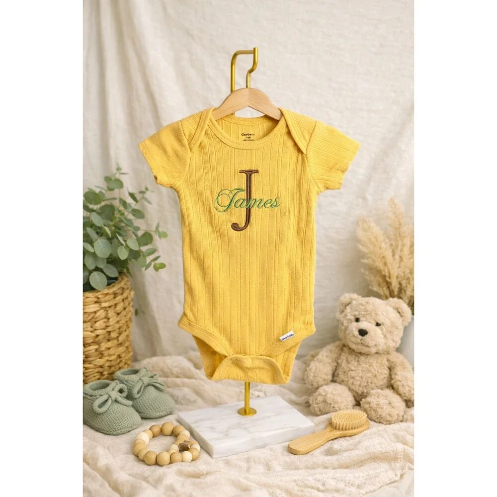 CUSTOM Personalized Baby Onesie Clothes 0 3 6 9 12 Months Newborn NEW Gift Girl